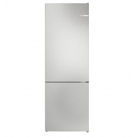 BOSCH KGN492LAF Ελέυθερος Ψυγειοκαταψύκτης 203cm Inox